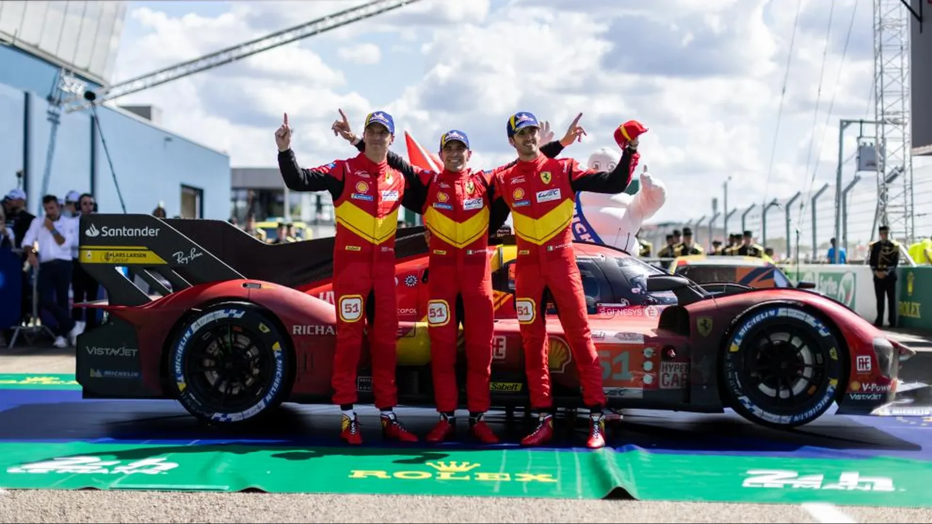 Ferrari vence en las 24 horas de Le Mans 58 años después