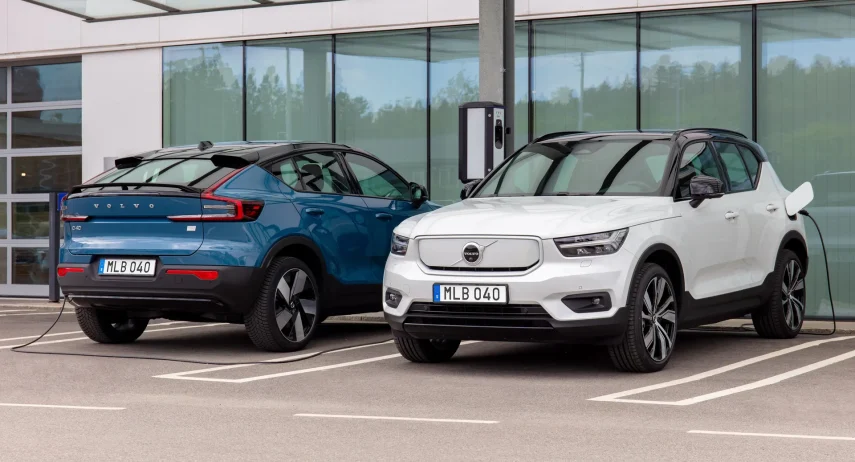 Volvo XC40 y Volvo C40 Recharge 1