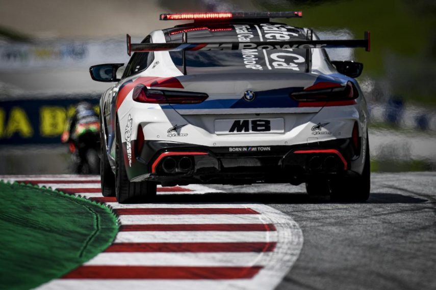 bmw m8 gran coupe motogp safety car