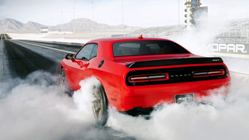Dodge Challenger SRT Hellcat Burnout
