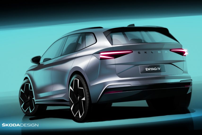 skoda enyaq iv 2020 exterior trasera