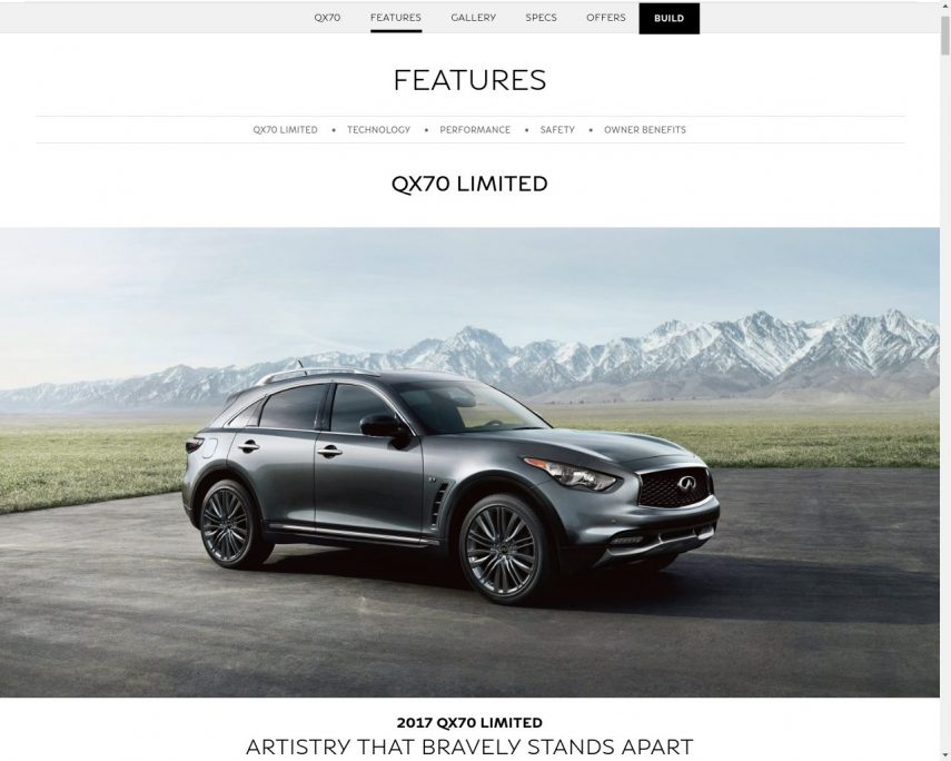 Infiniti QX70 Limited