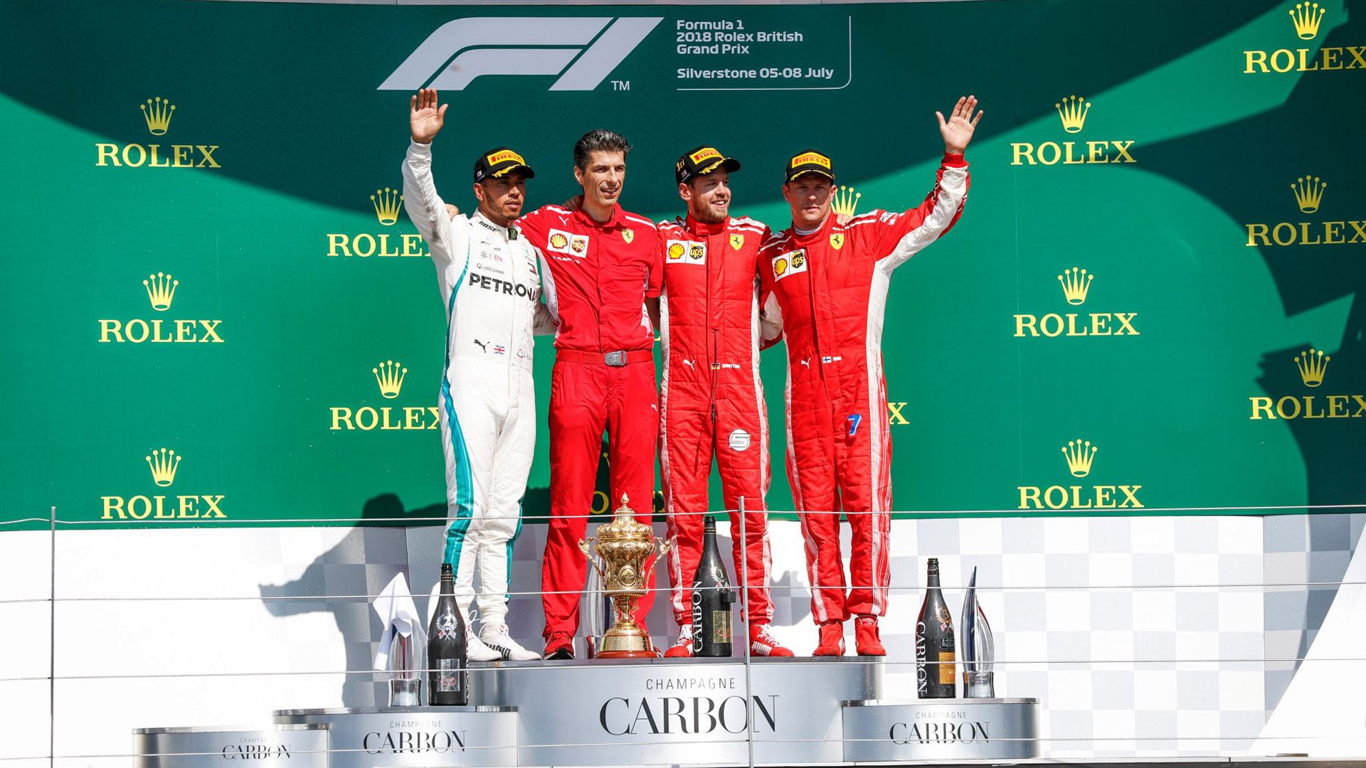 GP de Gran Bretaña: Vettel gana y Hamilton salva los muebles