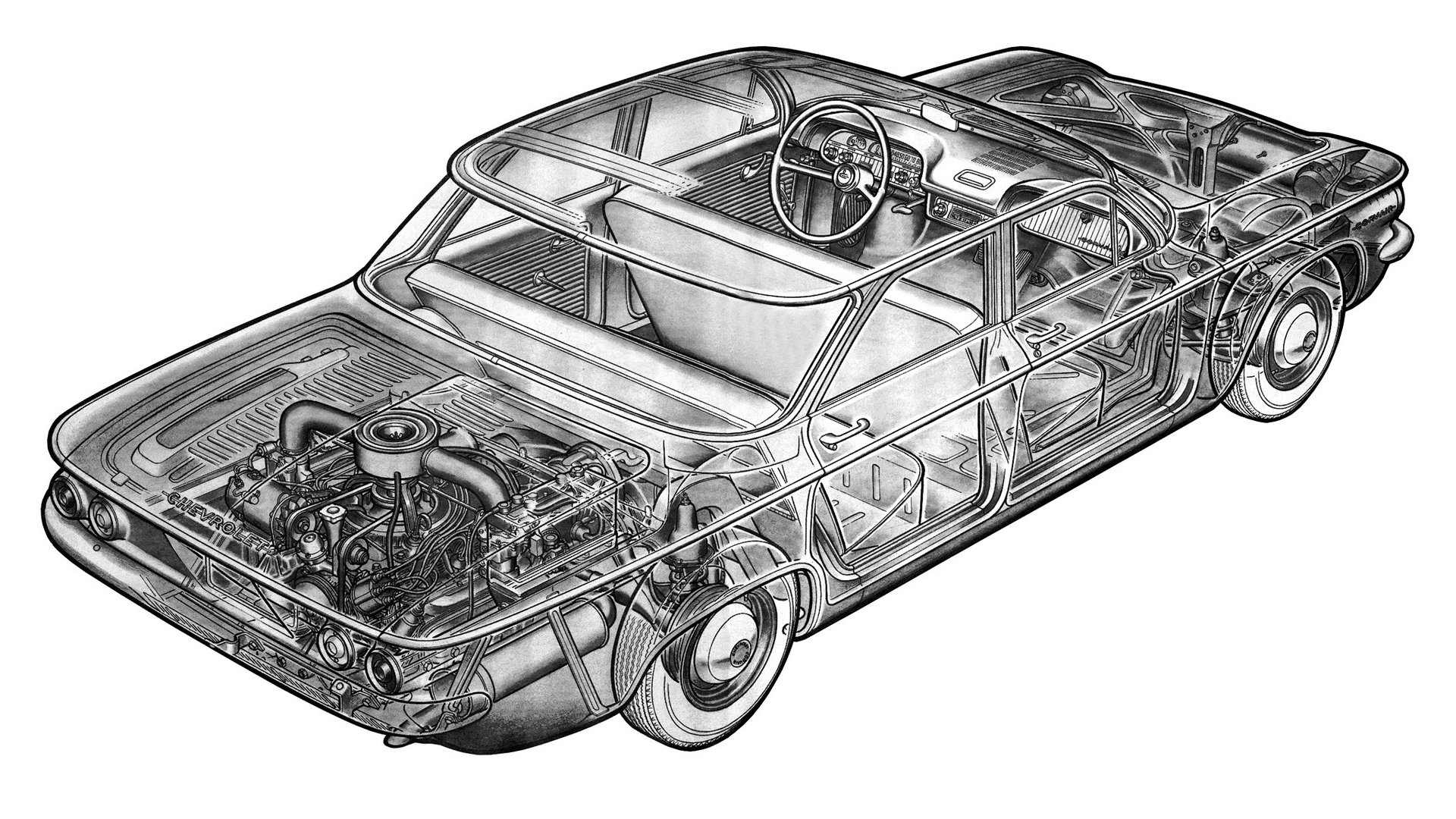 1960 Chevrolet Corvair Deluxe 700 Sedan