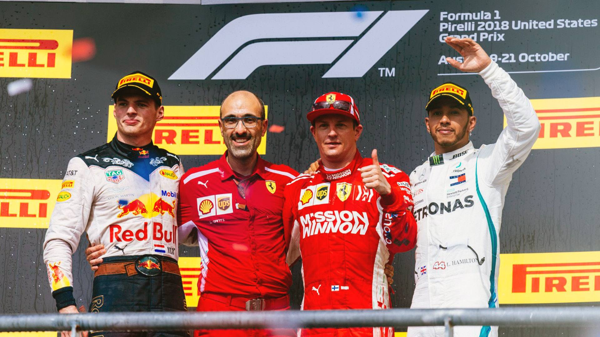 GP de EEUU: Räikkönen retrasa la fiesta de Hamilton
