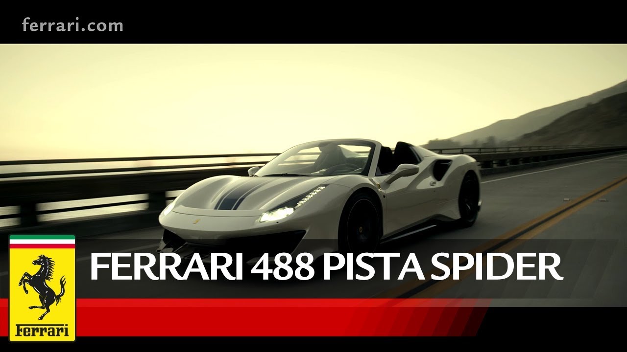 Desata tus sentidos con el Ferrari 488 Pista Spider