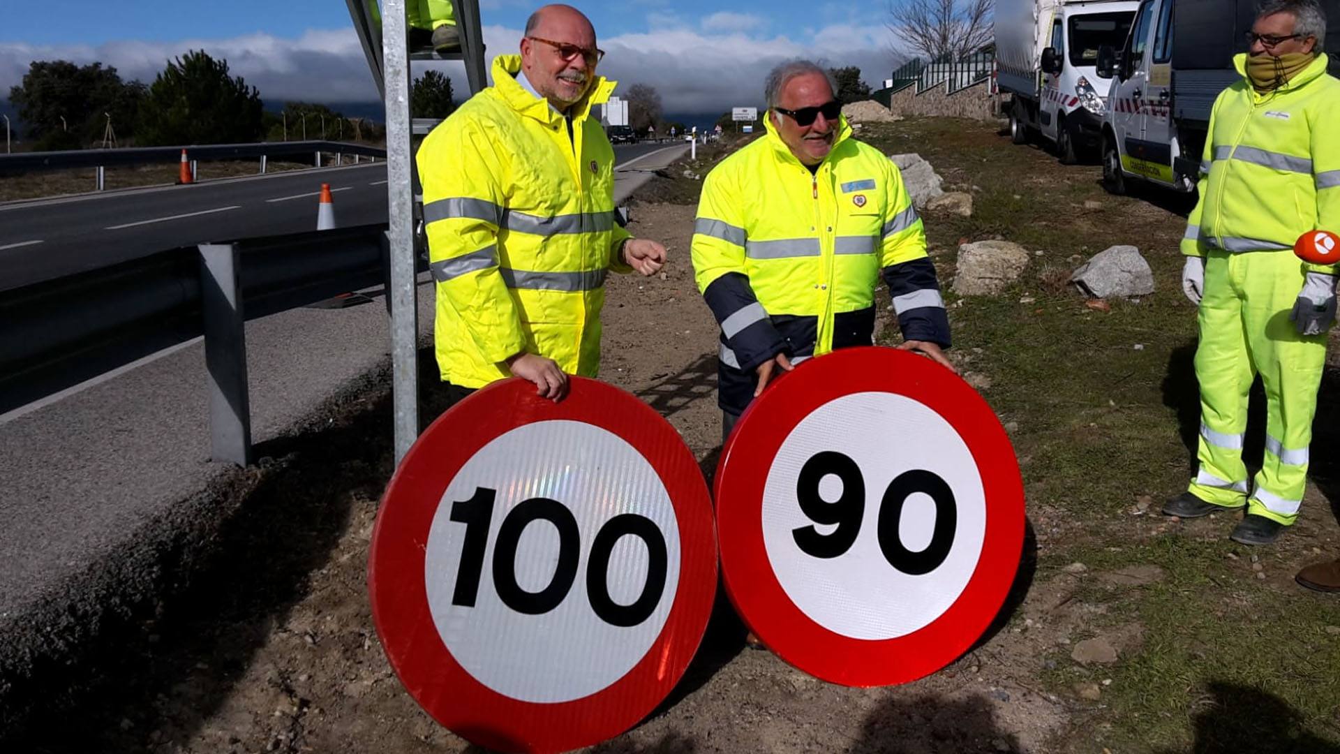 Hoy entra en vigor la bajada de 100 a 90 km/h en carreteras convencionales