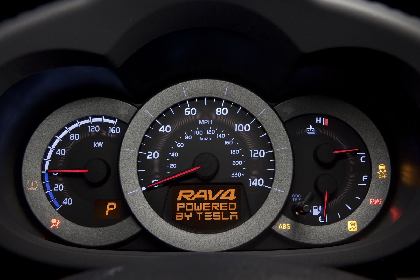 08 Toyota Rav4 EV Interior