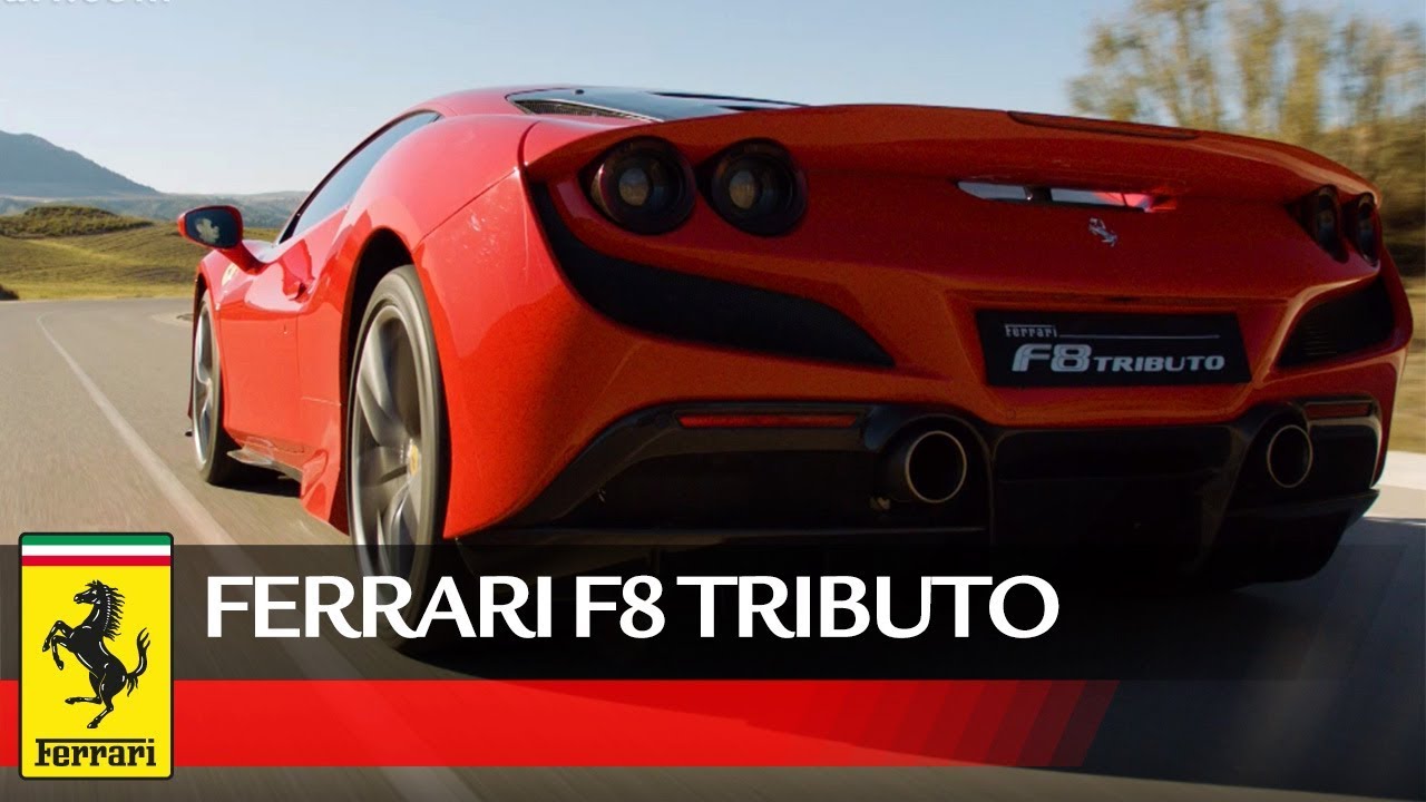 Disfruta del sonido y los derrapajes del Ferrari F8 Tributo