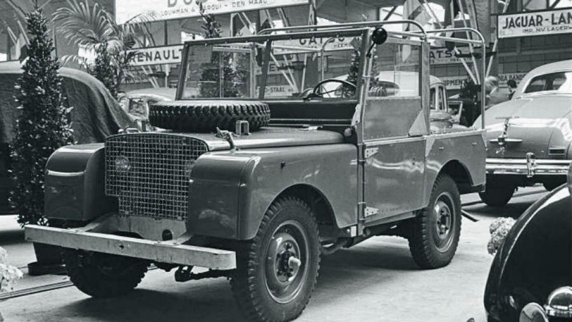 Land Rover Amterdam Motor Show 1948