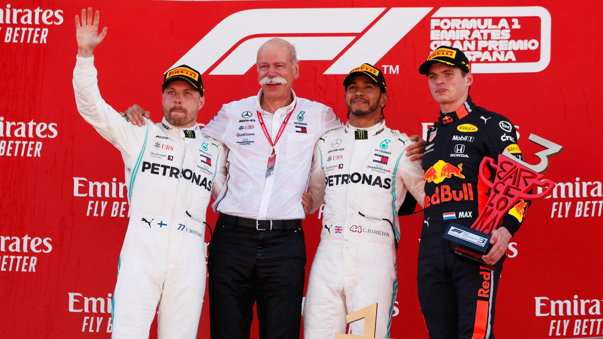 GP de España: Otro doblete de Mercedes mientras Red Bull supera a Ferrari