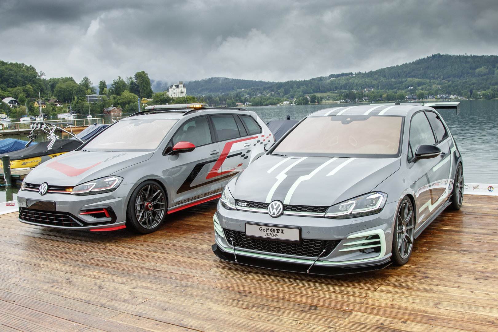 Volkswagen Golf GTI Aurora y Estate R 4Motion FighteR: la pareja de Wörthersee