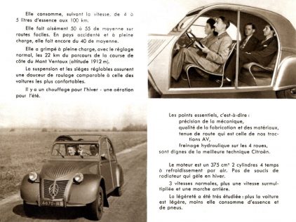 Publicidad 2CV 1949