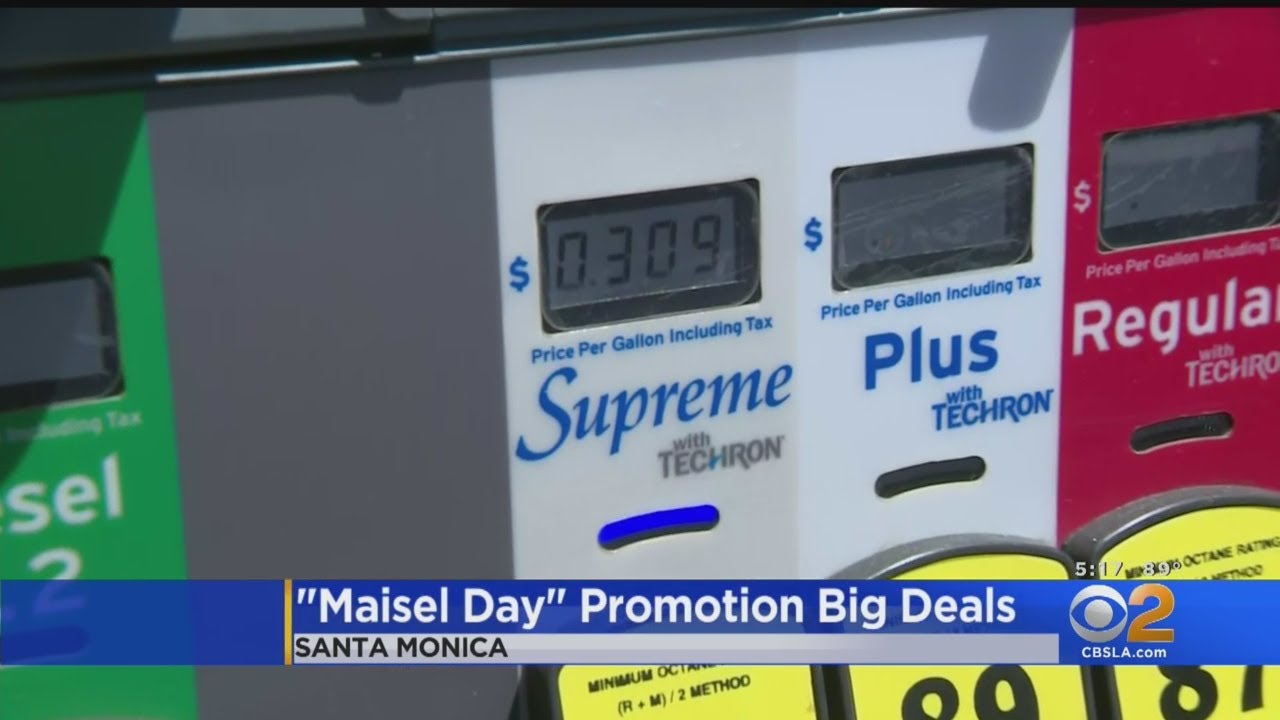 Una gasolinera de Santa Mónica pone el galón a 30 centavos y colapsa el tráfico