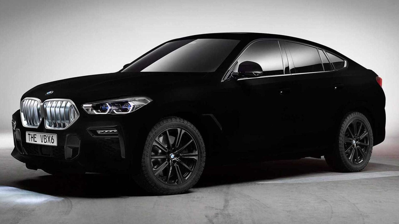 El BMW X6 Vantablack es incluso más negro que el propio abismo