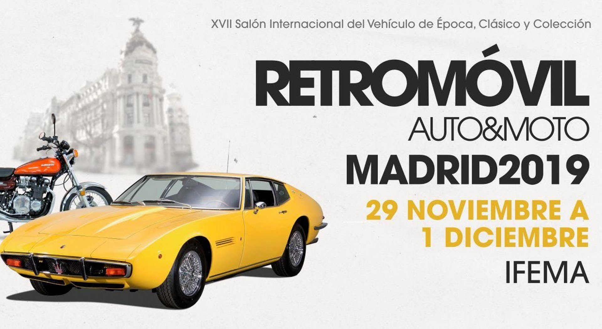 Retromóvil Madrid 2019: XVII Salón Internacional del Vehículo de Época, Clásico y Colección