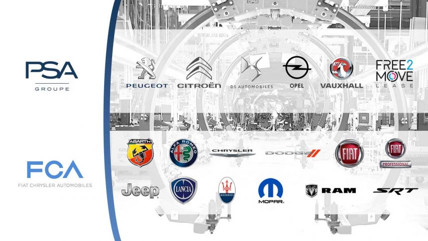 fusion fca psa marcas