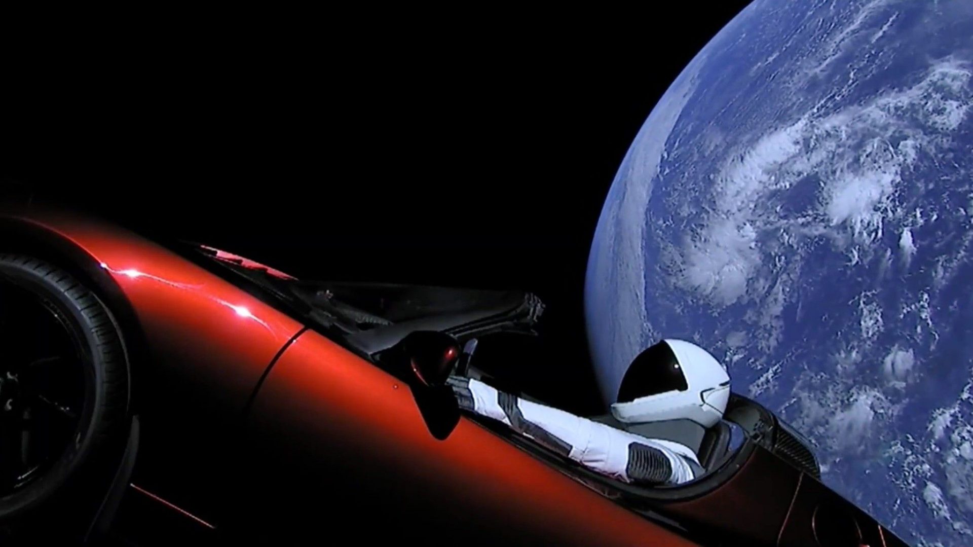Tesla Roadster Starman Marte