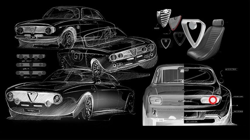 Alfa Romeo Giulia GT Junior 1300 electrico Totem Automobili (8)