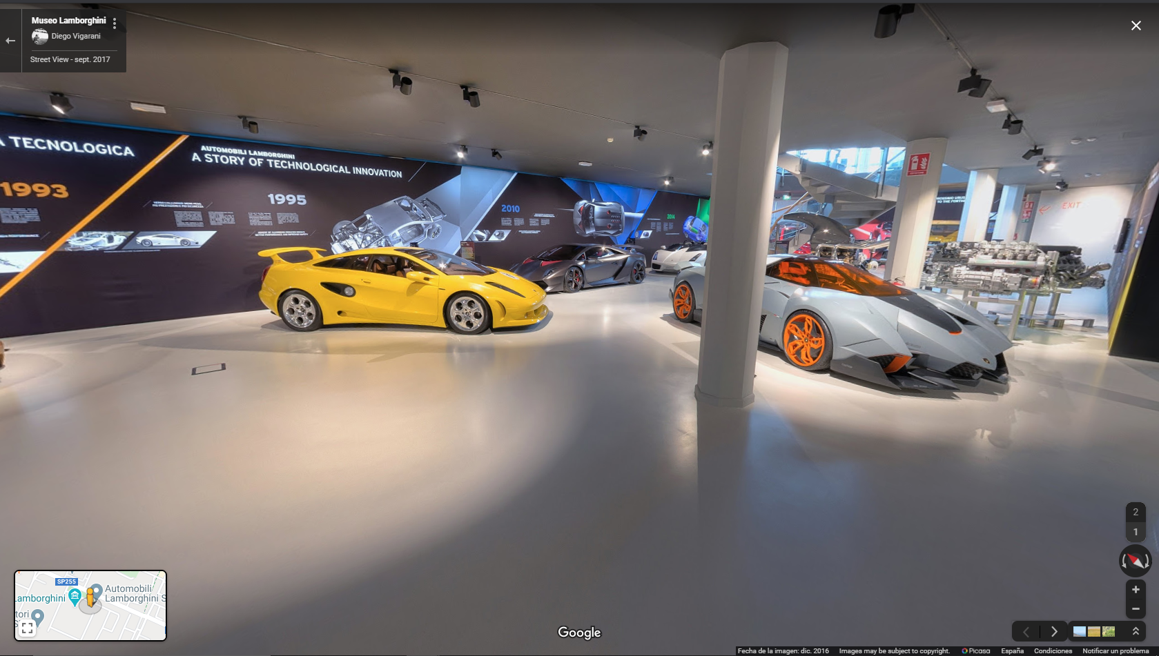 Hoy visitamos el museo virtual de Lamborghini
