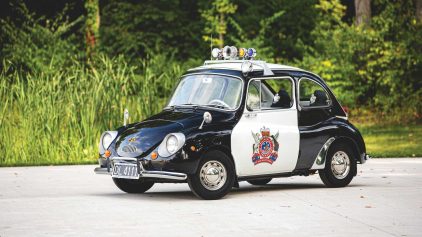 1970 subaru 360 police car