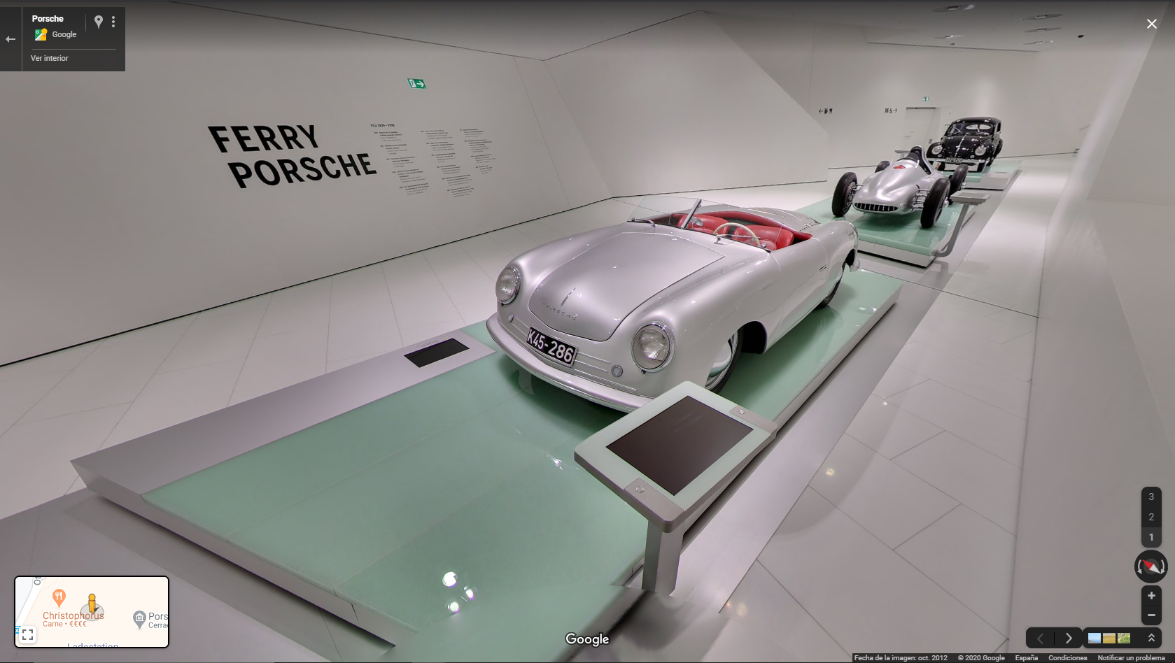 Hoy visitamos el museo virtual de Porsche