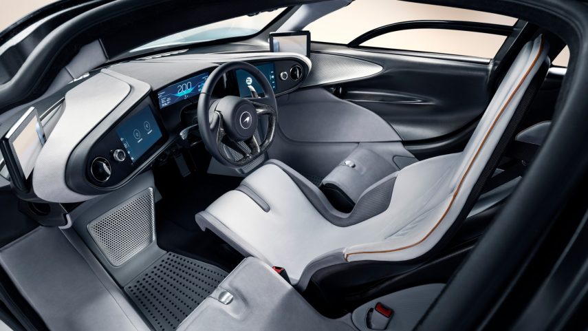 mc laren speedtail interior