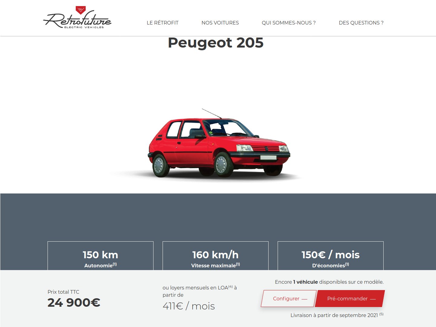 Peugeot 205 Retrofuture