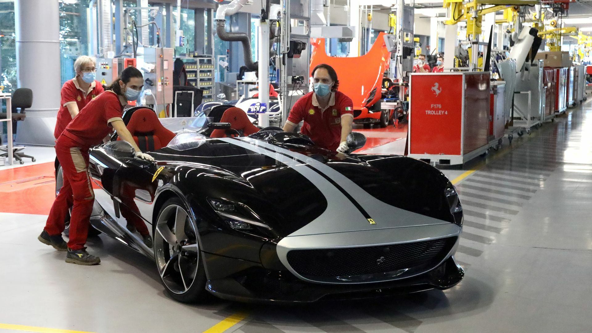 21 fabricacion Ferrari COVID 