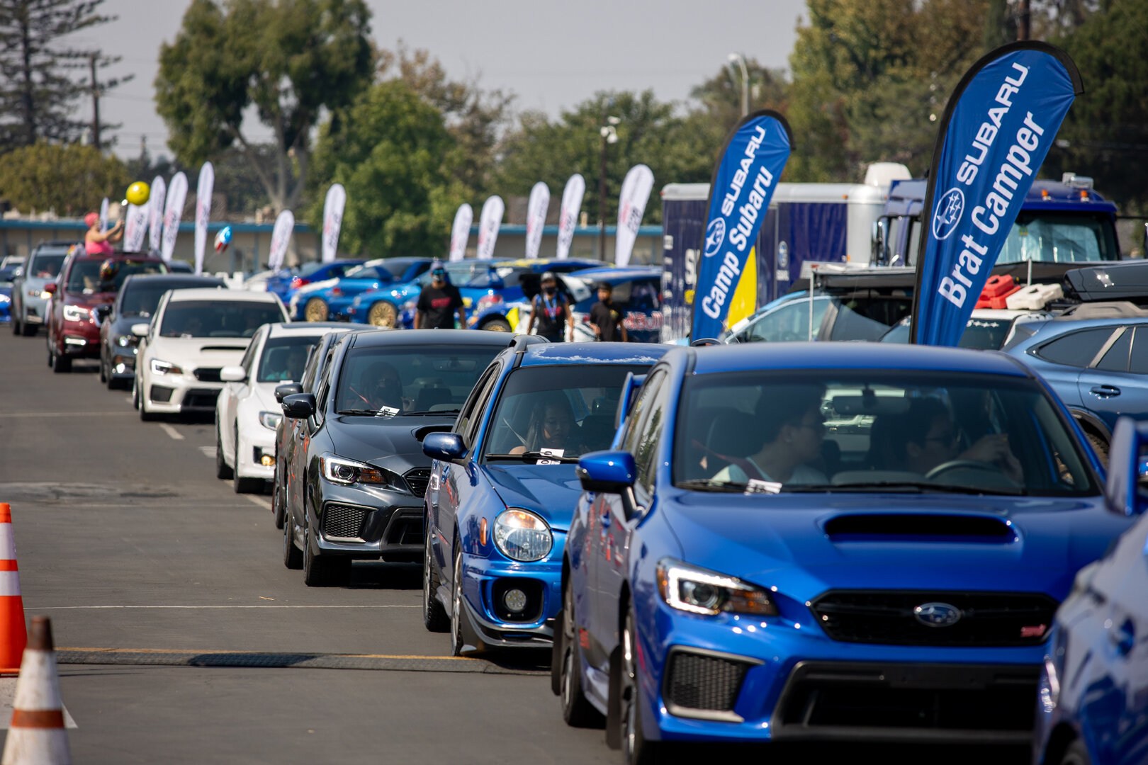 Subaru rompe un récord Guinness al reunir 1.751 de sus coches en California
