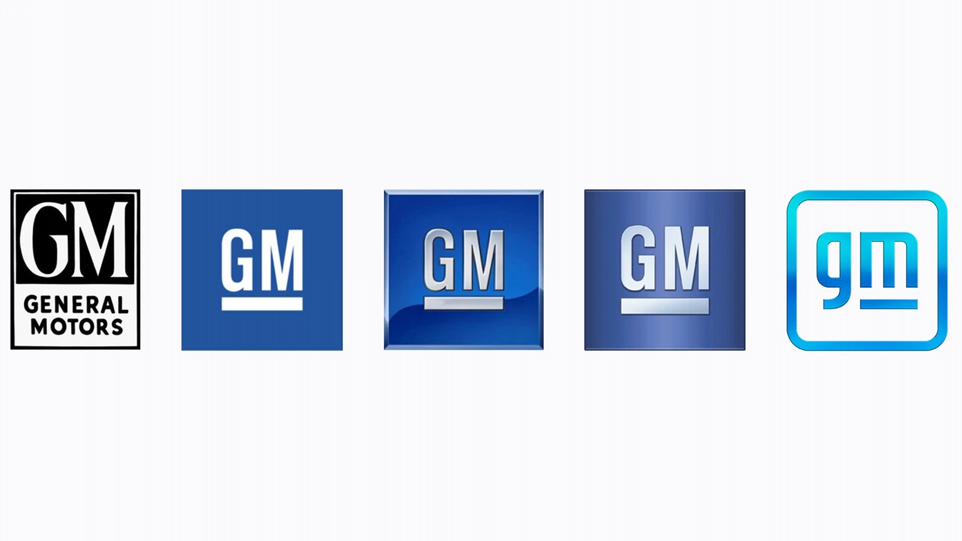General Motors GM Logo Evolucion