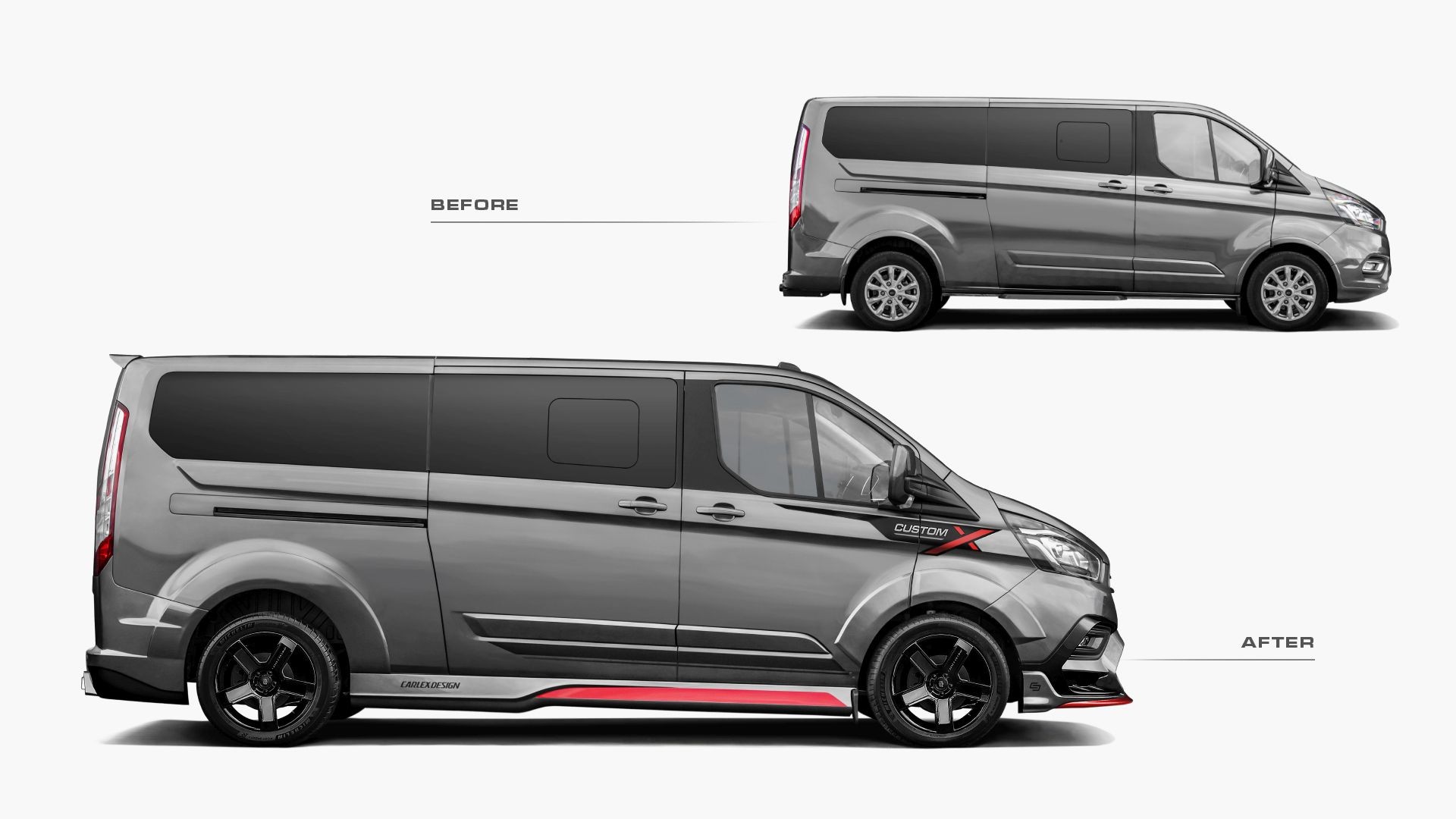 Ford Transit Custom X by Carlex Design: Estilo exclusivo para ocho