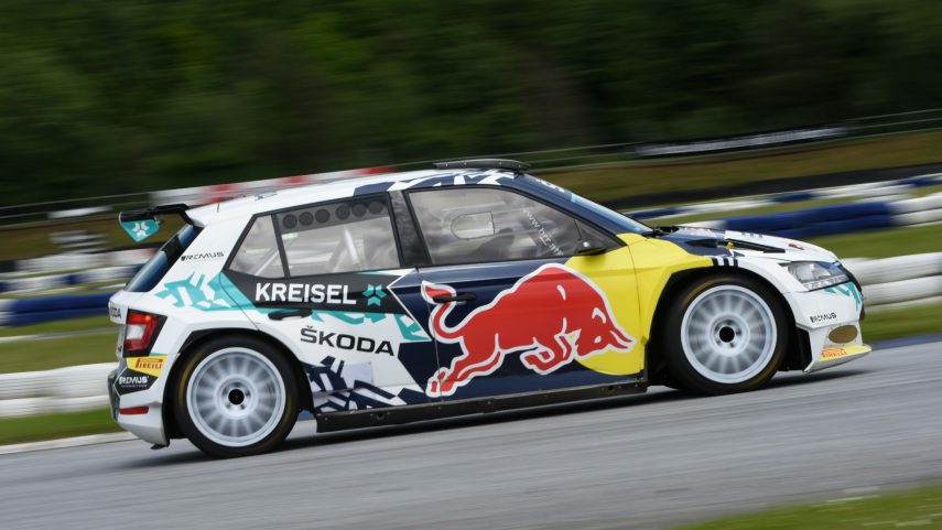 Skoda Fabia RE X1 Kreisel Coche de Rally Electrico (3)