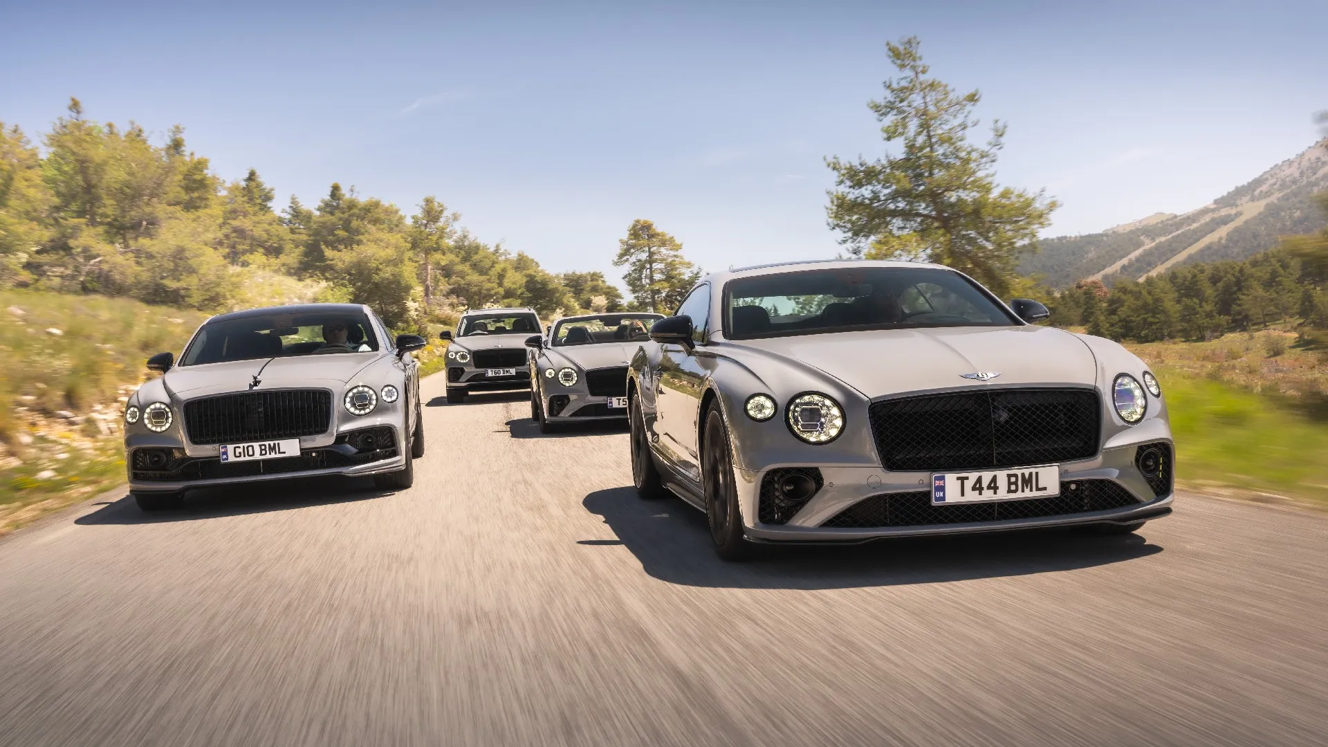 Los Bentley Flying Spur S y los Continental GT y GTC S, se dejarán ver en el Festival de la Velocidad de Goodwood