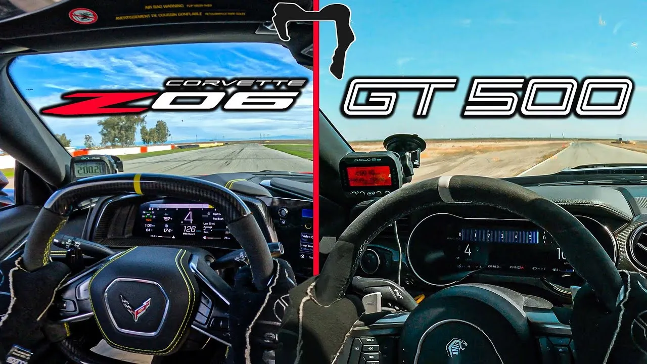 El Shelby GT500 no tiene nada que hacer contra el Corvette Z06