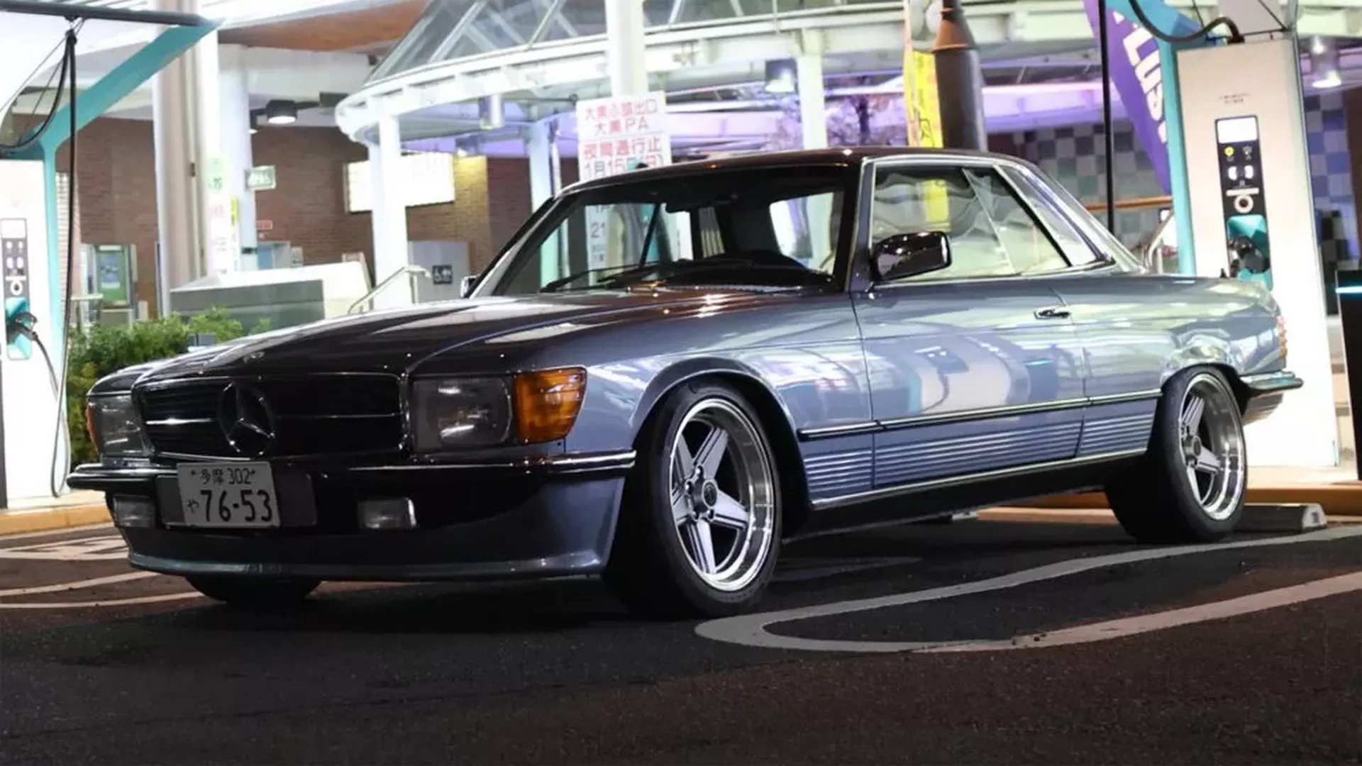 Este Mercedes SLC JDM es la reinvención de un clásico