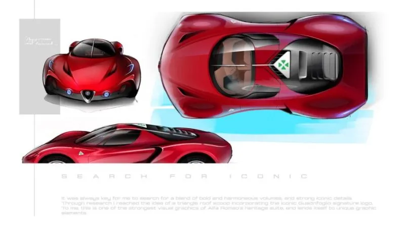 Alfa Romeo P7 Concept Estudio de Diseno (7)