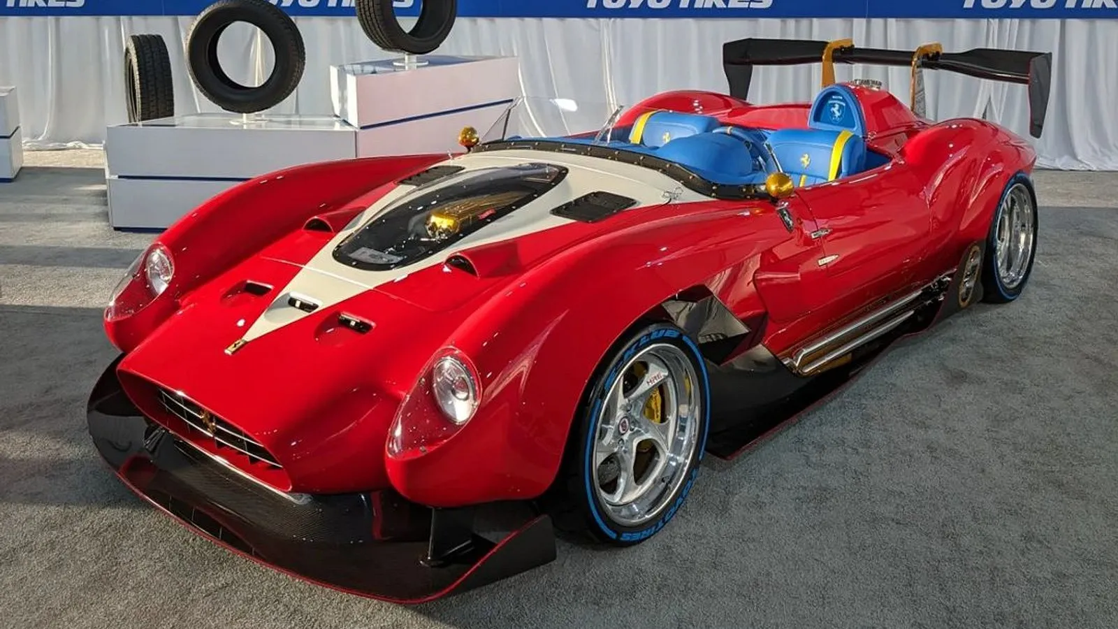 El Ferrari 500 TR tiene una moderna interpretación en clave yanqui