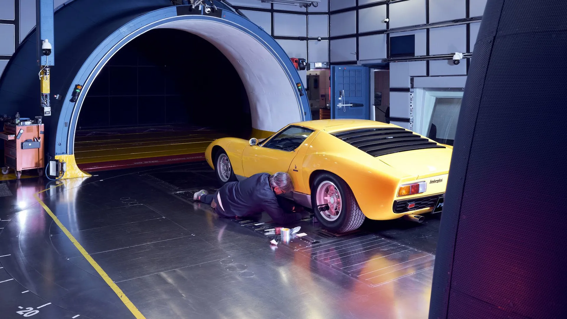¿Cómo se comportará el Lamborghini Miura en un túnel de viento? La revista Road & Track lo ha comprobado