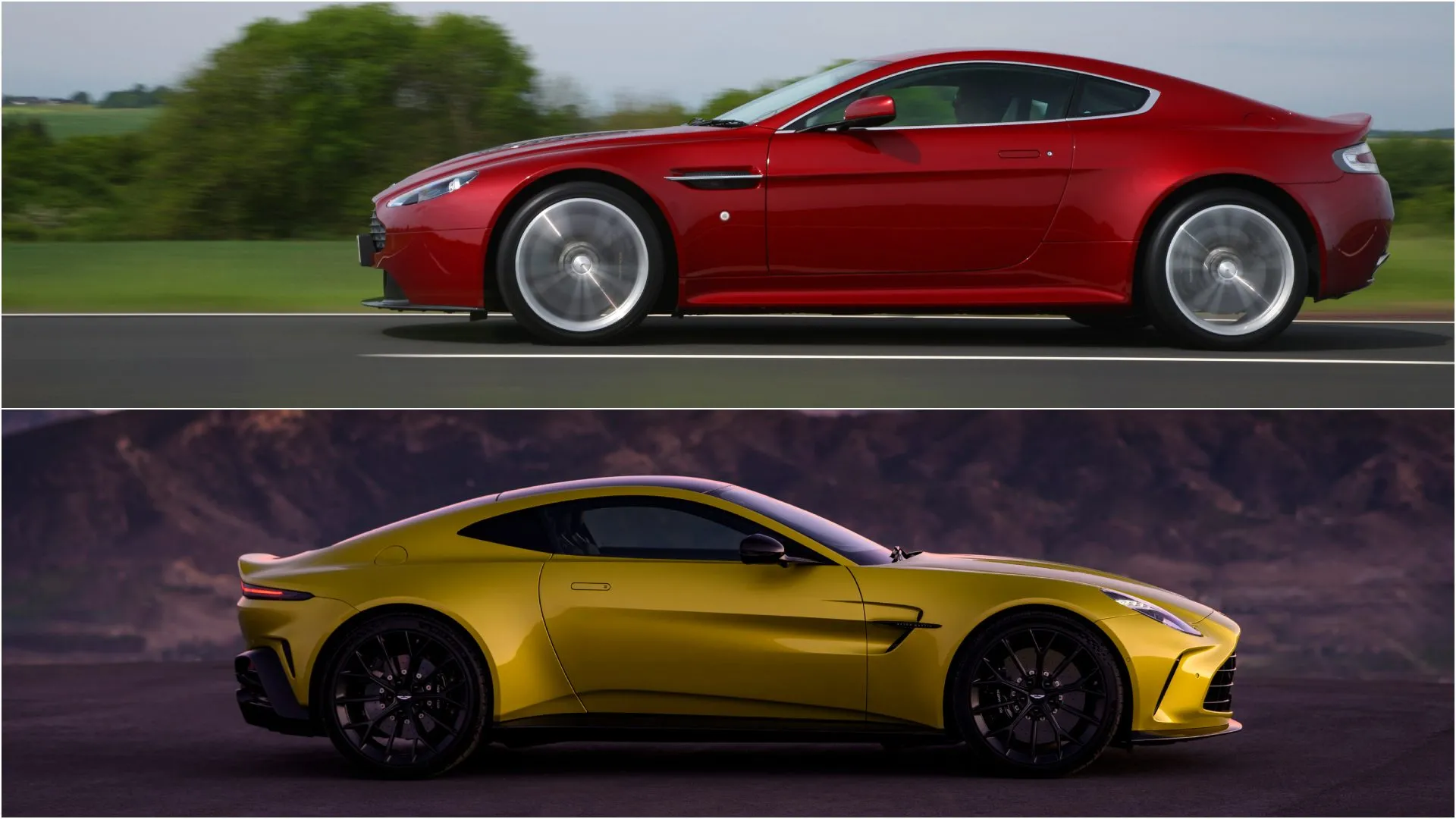Aston Martin V8 Vantage y Aston Martin Vantage, casi 20 años de evolución entre uno y otro