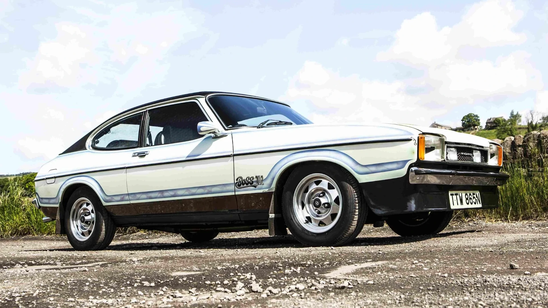 Si decimos que este Ford Capri MK2 es único en el mundo, es porque lo es