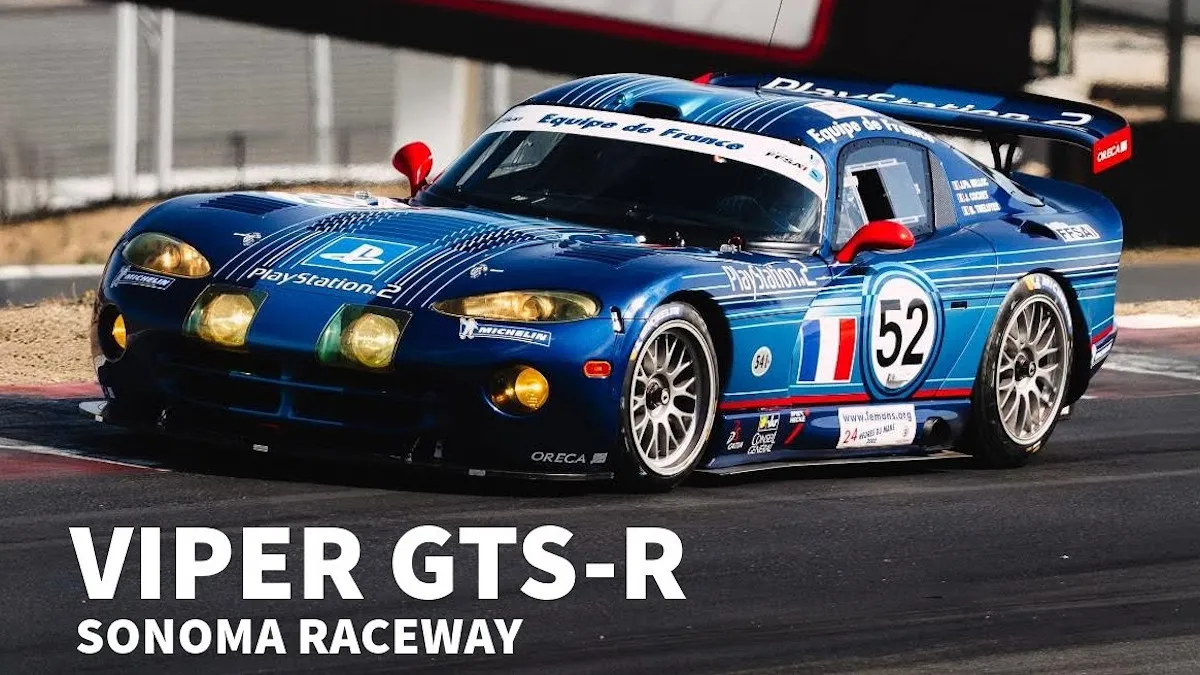 El Dodge Viper GTS-R Play Station se deja ver en Sonoma Raceway