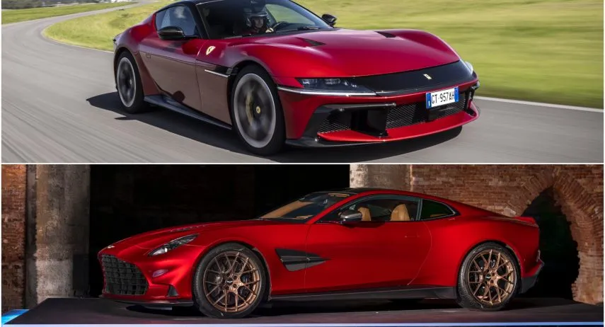 Aston Martin Vansquish vs Ferrari 12Cilindri