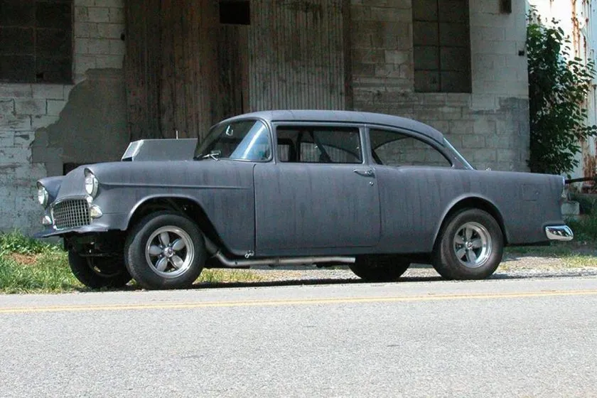 Chevrolet One Fifty Two Door Sedan Two Lane Blacktop