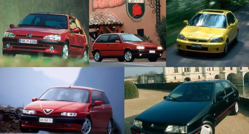 compactos deportivos de los 90 que aún hacen latir el corazón