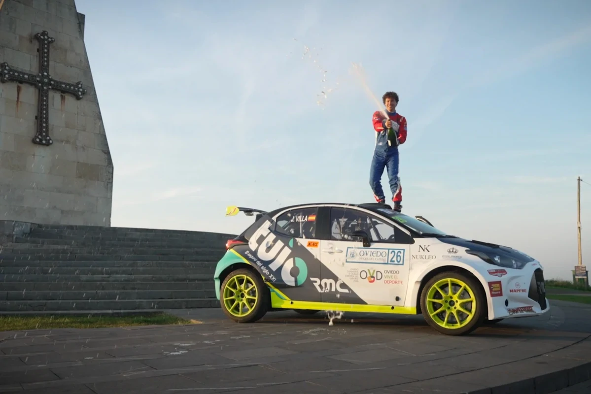 Javi Villa, GR Yaris y la primera Gymkhana Hispana