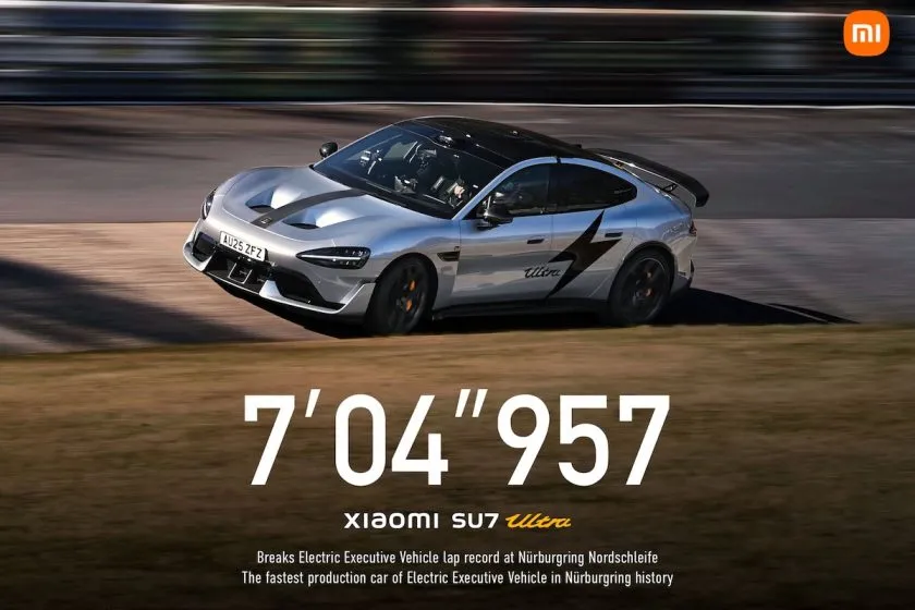 Xiaomi SU7 Ultra en Nürburgring