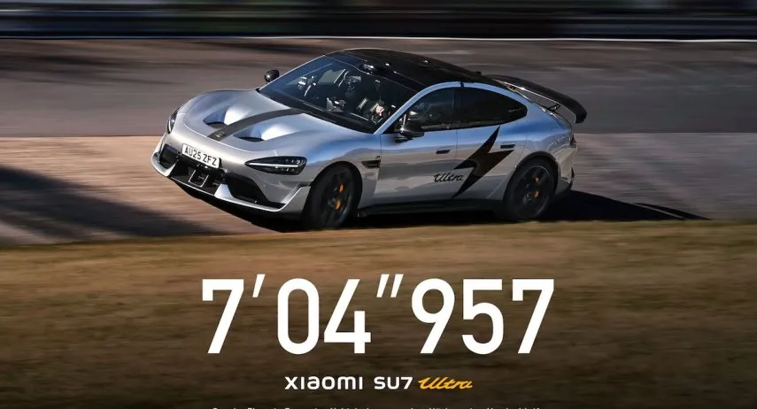 Xiaomi SU7 Ultra en Nürburgring