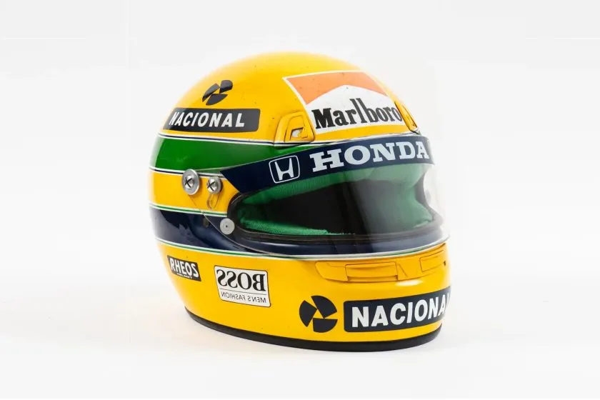 Ayrton Senna casco