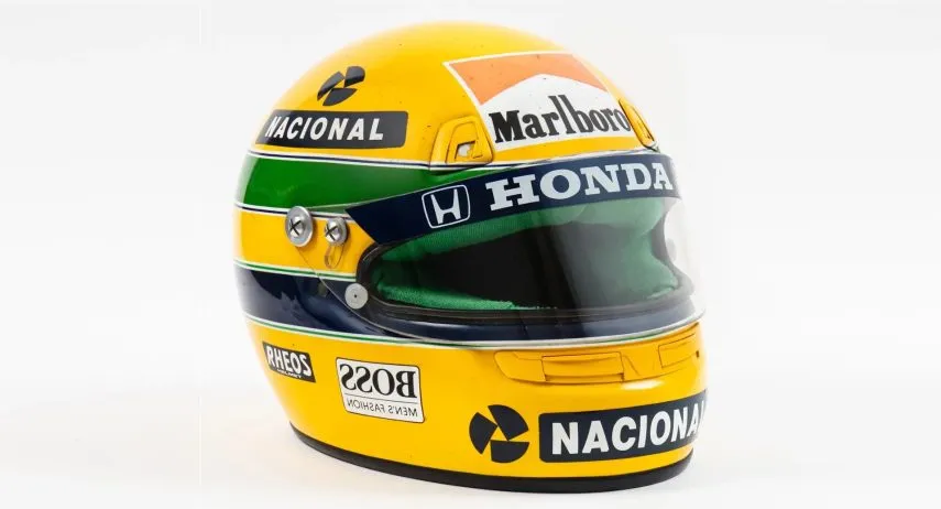 Ayrton Senna casco